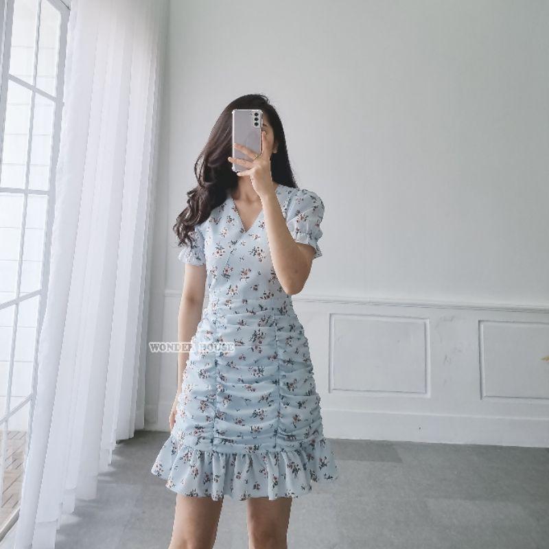 Đầm WONDERHOUSE bèo nhún thân