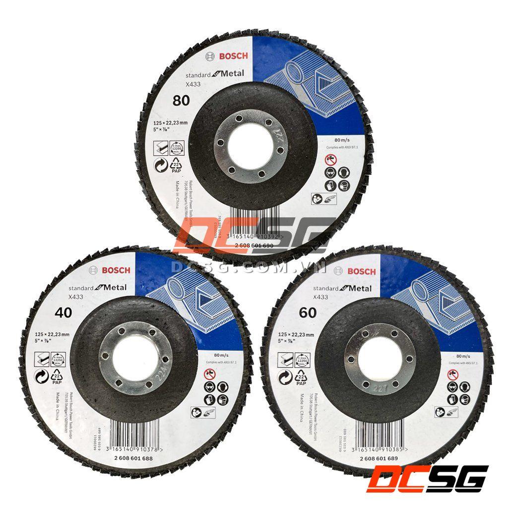 Đĩa nhám xếp Alox 125mmx22.23mm Bosch | DCSG