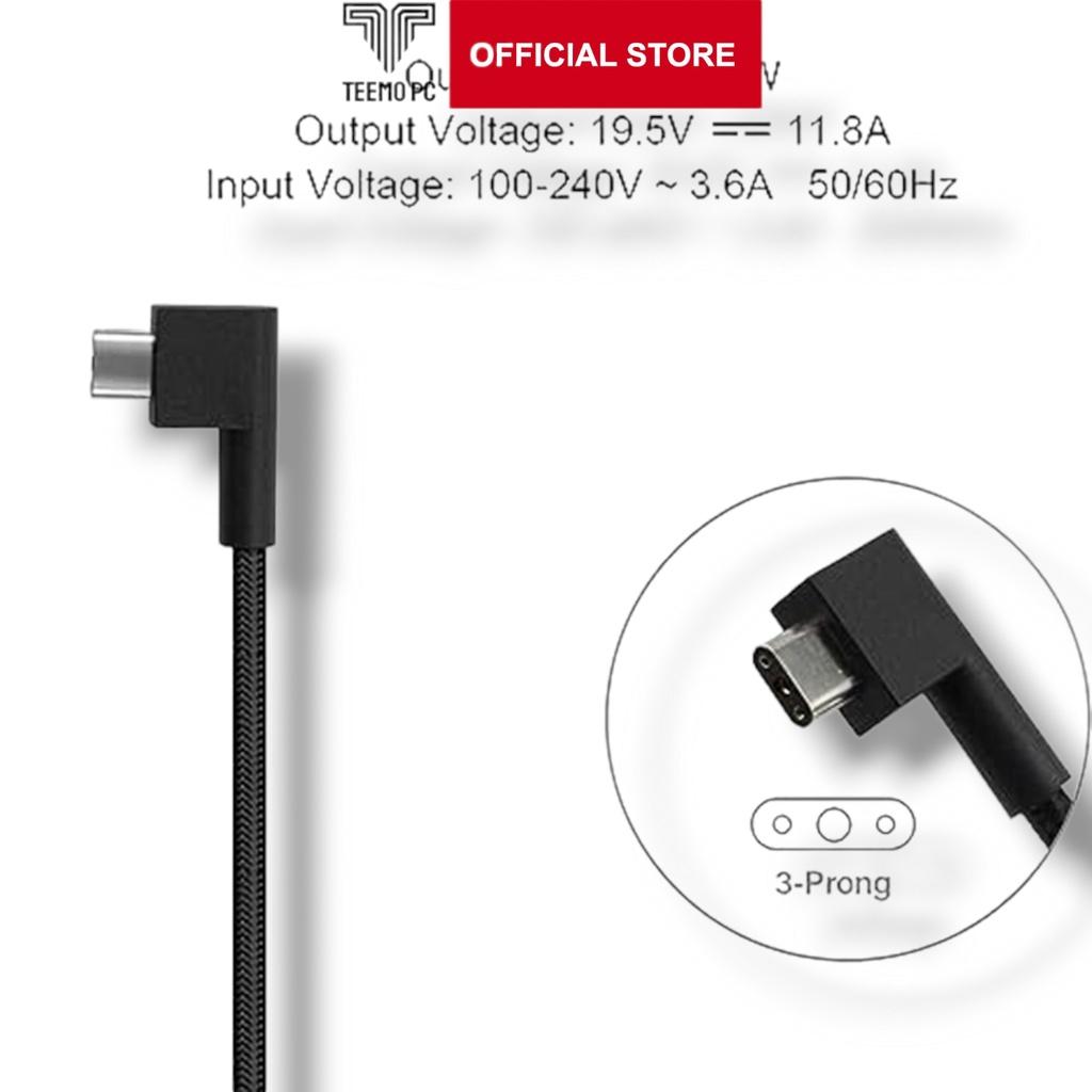 Sạc Tương Thích Cho Laptop Razer Laptop Adapter RC30-0248 230w- Hàng Nhập Khẩu New Seal TEEMO PC X53