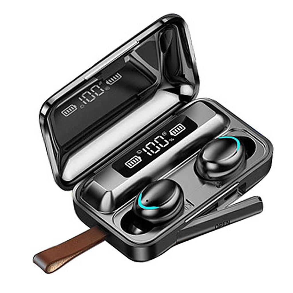 Bluetooth 5.0 Earphones 9D Stereo Sports LED Headphones Hands