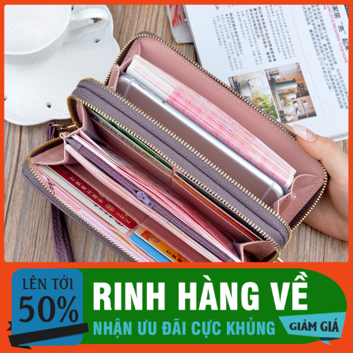 Ví Nữ Dài Cầm Tay Cao Cấp Sang Trọng Phong Cách Hàn Quốc TVNN312 - Backpackworld HCM