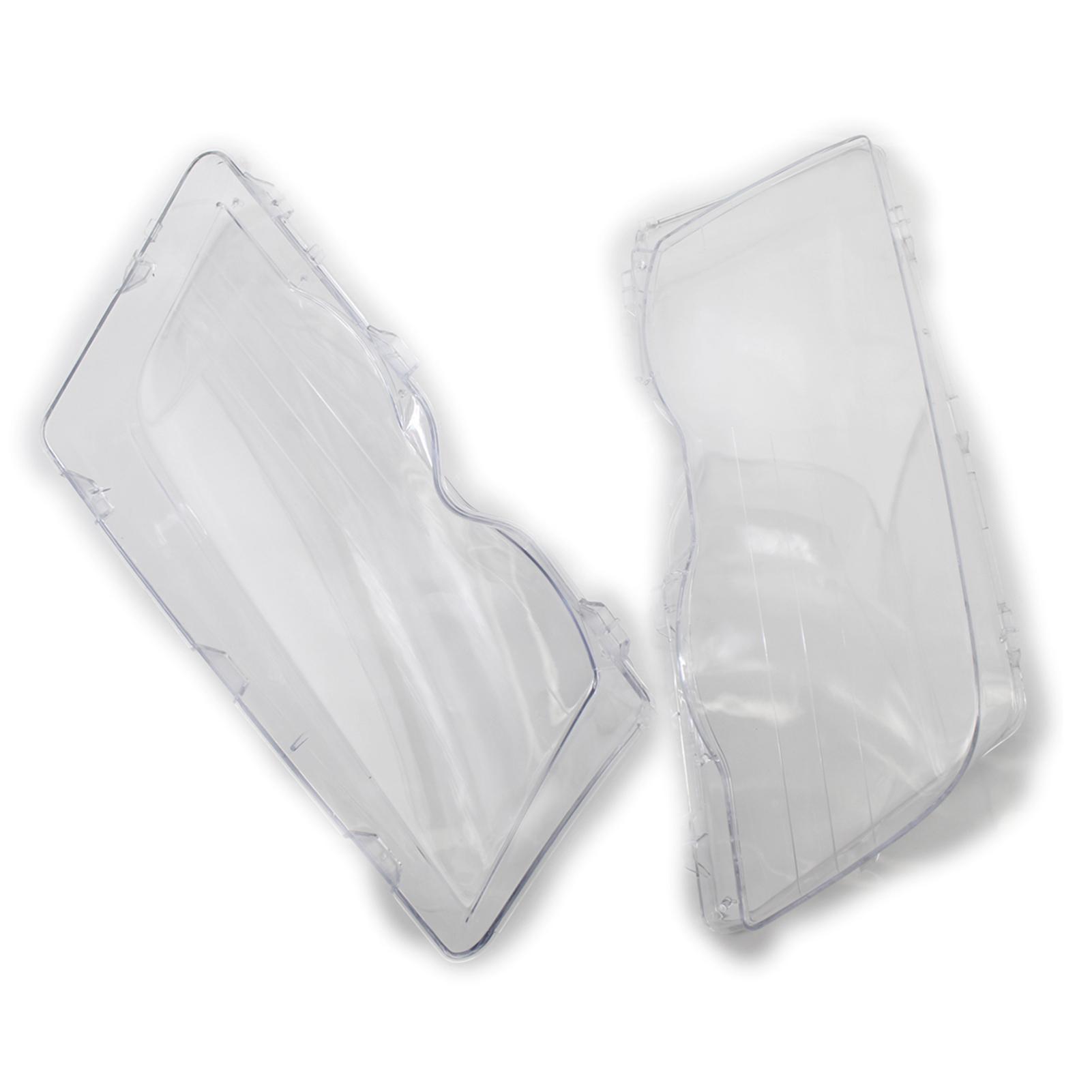 1 Pair Left Right Headlight Headlamp Clear Lens Cover Replacement for BMW E46 3 Series 1998-2001 4 Door