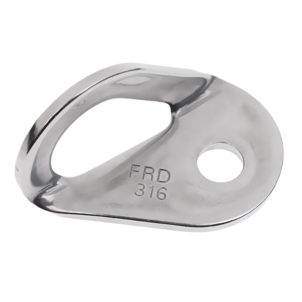 Rock Climbing Bolt Hanger Plate Stainless Steel Wall Climbing Anchor Hanger Hardware Gear