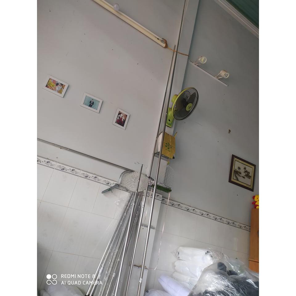 SÀO RÚT INOX TỪ 1m RÚT RA 4m-6m Dùng Để Treo lồng chim ,hái trái cây,Treo đồ, áo quần