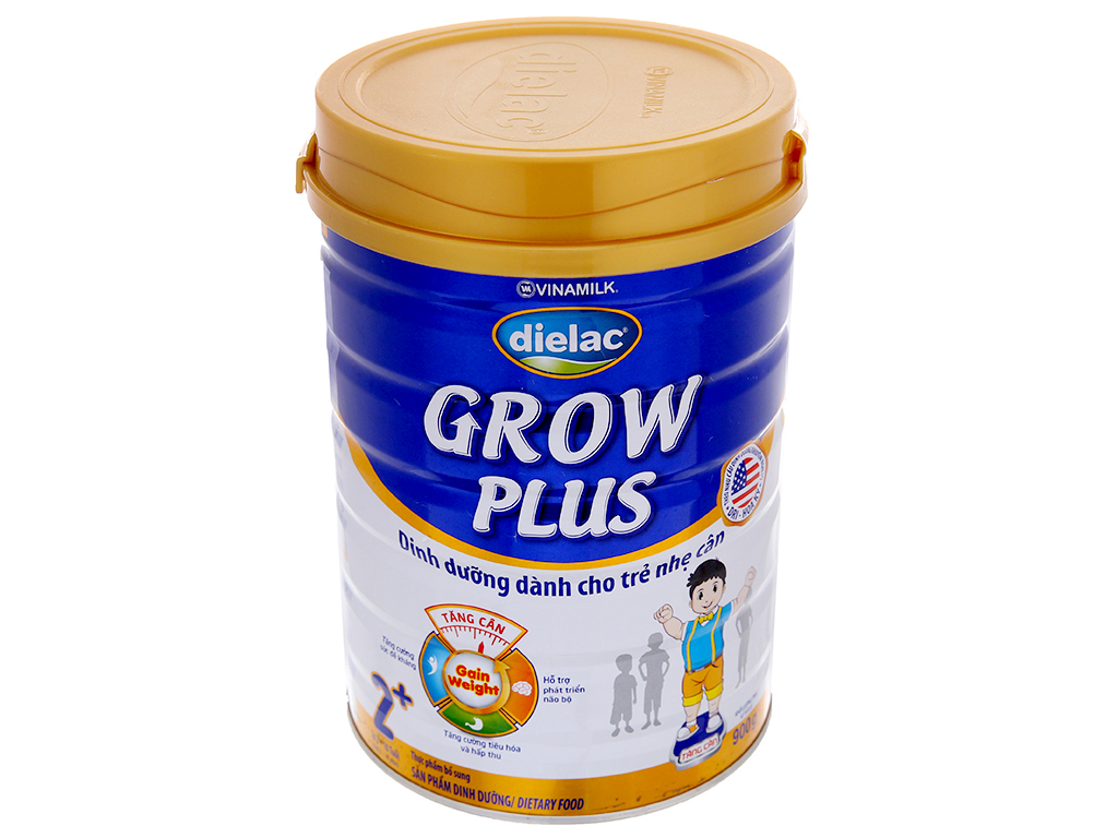 SỮA BỘT DIELAC GROW PLUS (XANH) 2+ 900G (CHO TRẺ TỪ 2 - 10 TUỔI)