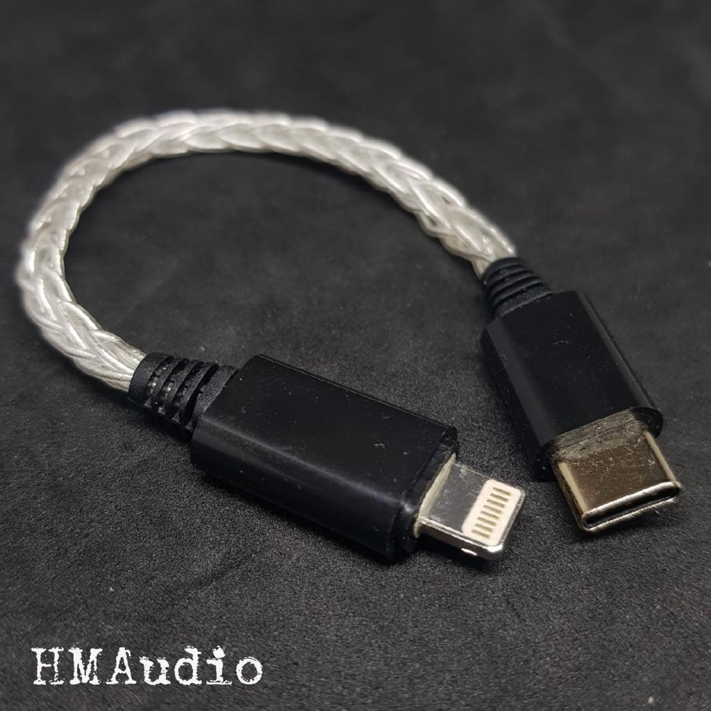 Dây cáp OTG To USB type C - OFC 1.0mm T8,Đồng đơn tinh thể