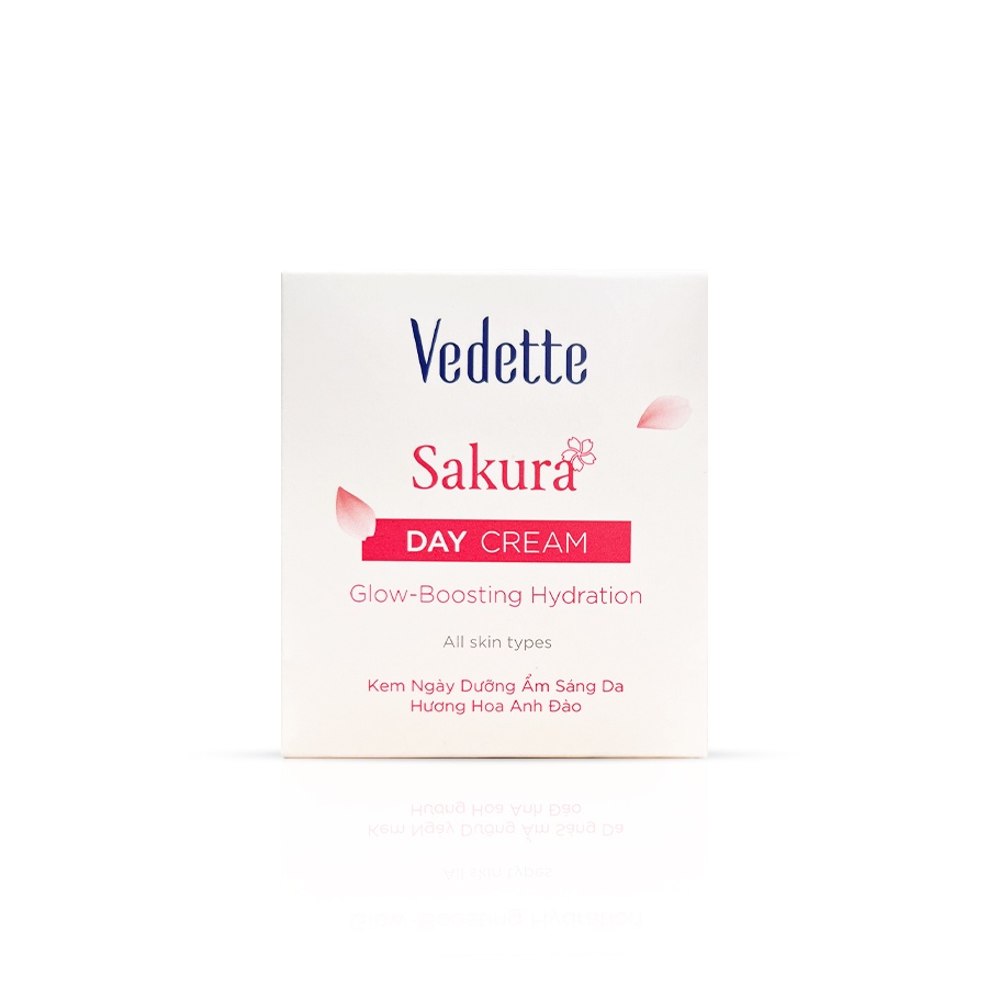 Hàng mới - Kem ngày Dưỡng Ẩm Sáng Da Vedette Hương Hoa anh đào 50ml