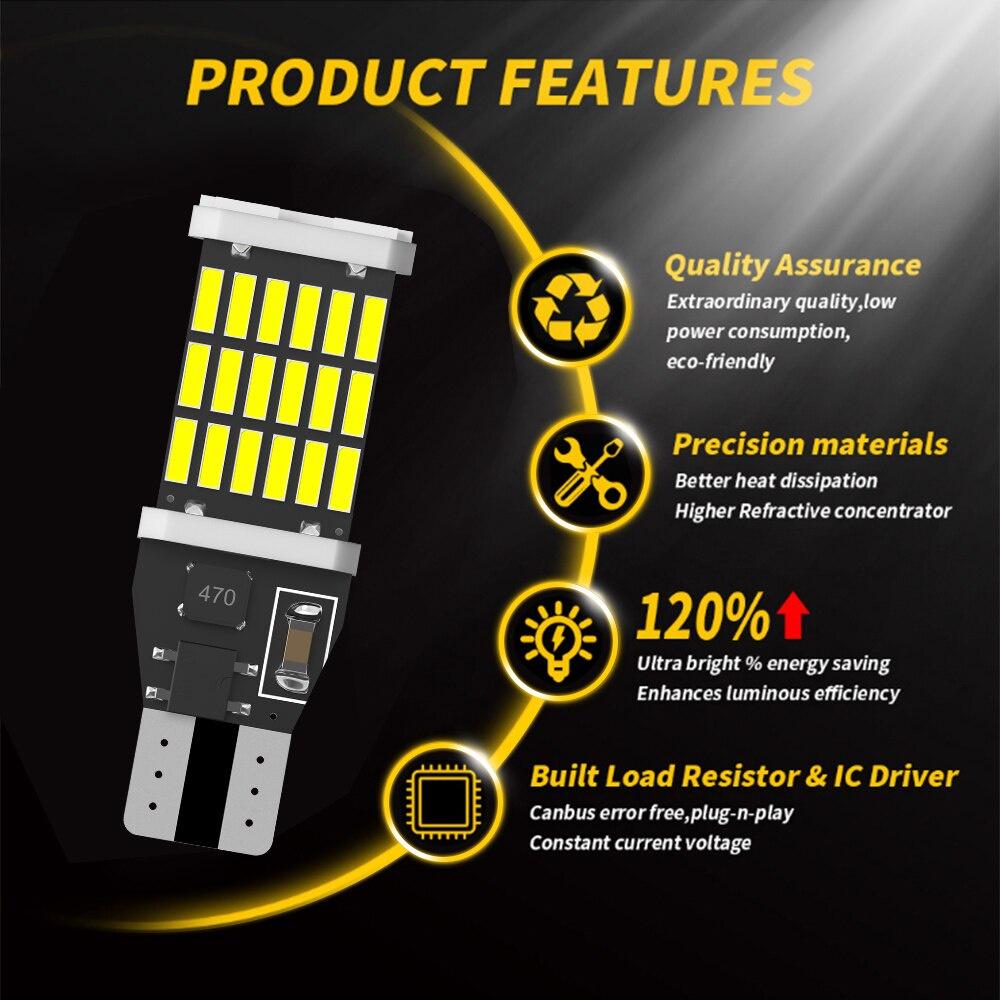 Đèn Led Tín Hiệu Canbus T15 4014 45smd Cho Xe Hơi