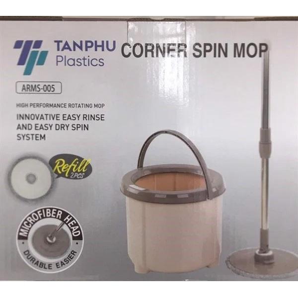 Cây lau nhà chổi lau thông minh thế hệ mới xoay 360 độ tách nước bẩn, sạch chỉ 1 lần lau