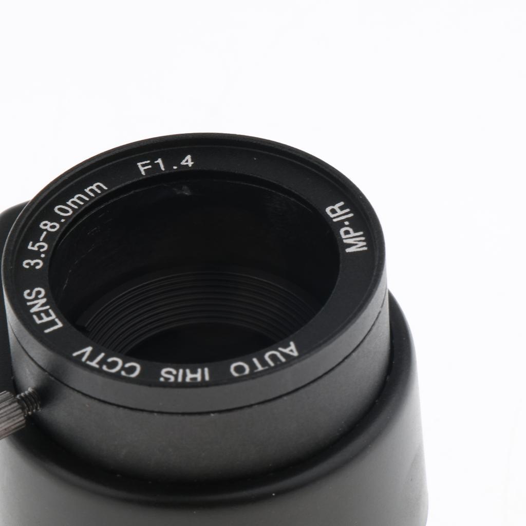 3.5-8mm  IR Lens Auto-Iris Manual Focus for Security Video Camera