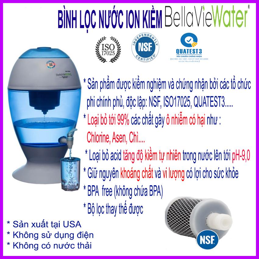 Bình Lọc Nước Ion Kiềm 20 Lít - Hàng Chính Hãng Nhập Khẩu Mỹ