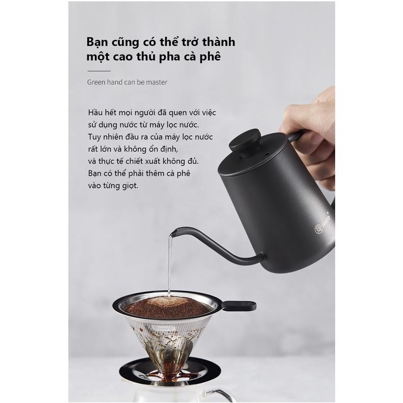 Phễu pha cà phê Pour Over thương hiệu Hero, phễu lưới thép không gỉ 304