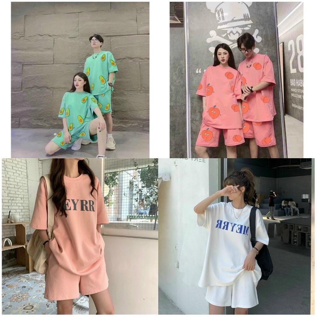 Đồ bộ nữ mặc nhà dễ thương, bộ ngủ hoạt hình Freesize cao cấp tay cộc quần cộc mùa hè chất cotton, Đồ bộ nữ, Bộ đồ ngủ cotton thun cộc tay mùa hè pijama hoạt hình cute dễ thương chất mềm mịn đẹp