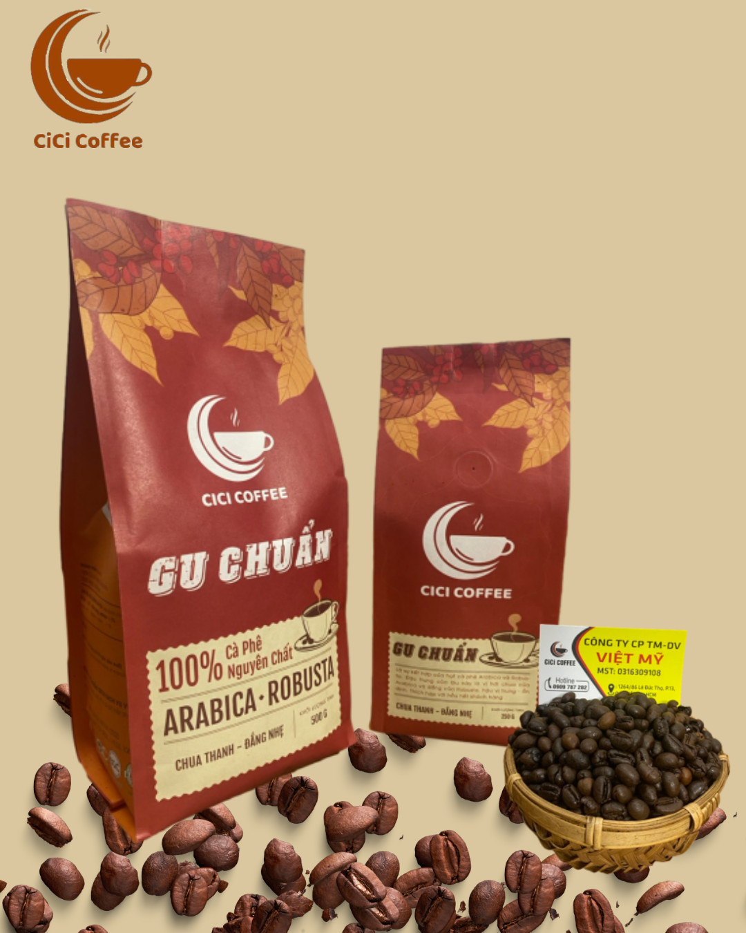 Cafe GU CHUẨN 500gr