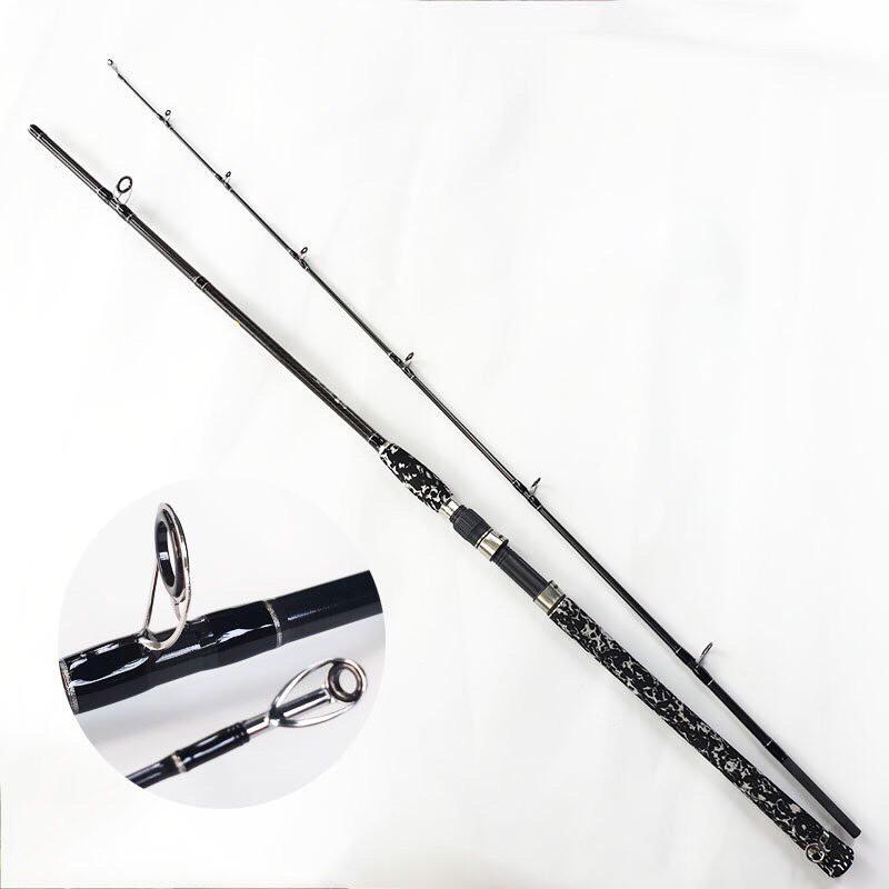 Cần câu 2 khúc KOI CARP siêu khỏe đầu bu chống xoắn tải được cá lớn chất liệu carbon