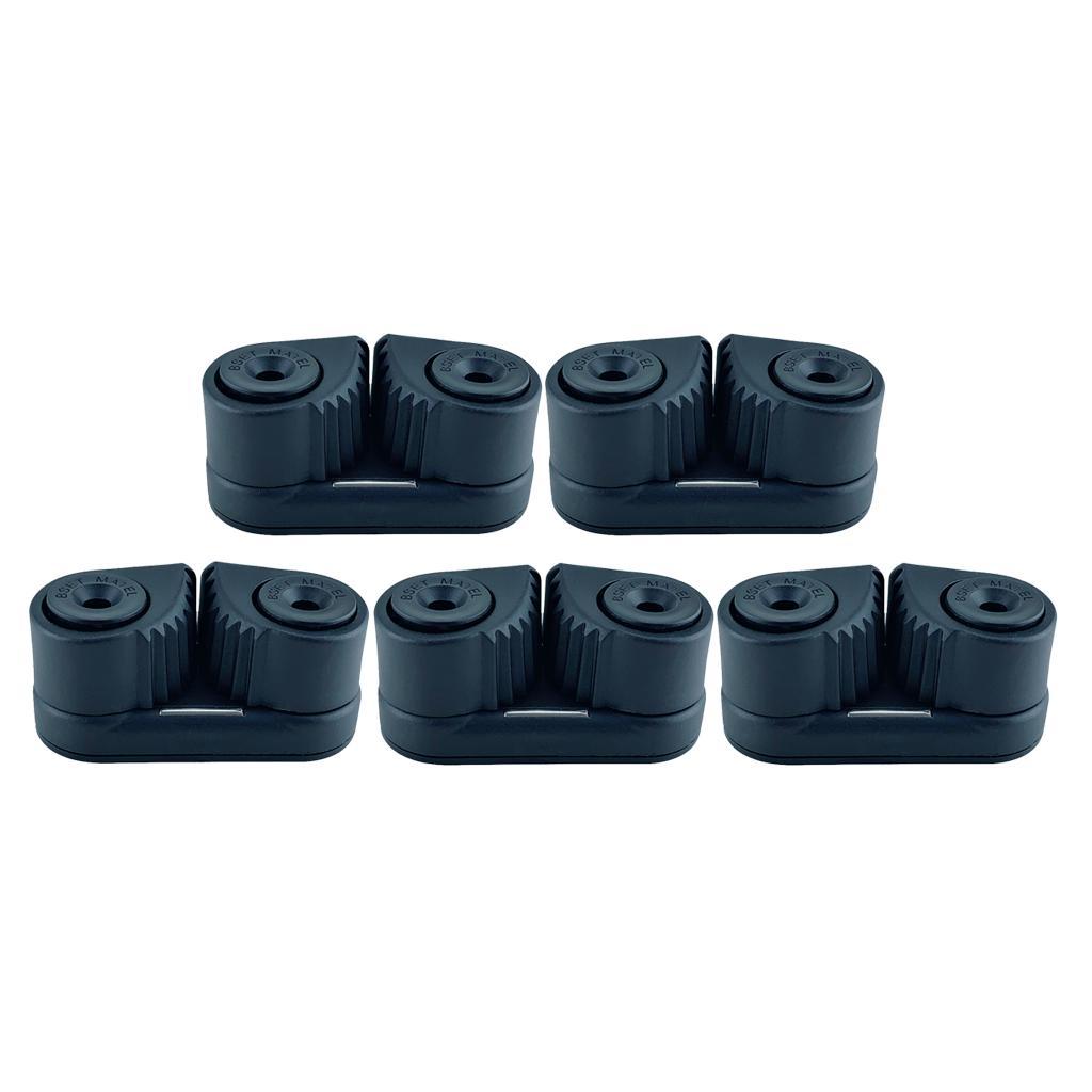5x Marine Composite Cam Cleat Nylon Sailing Sailboat Ball Bearing Cam Cleats