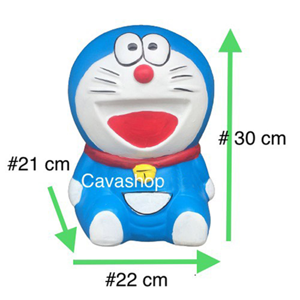 HEO ĐẤT TIẾT KIỆM HÌNH DORAEMON CỠ LỚN