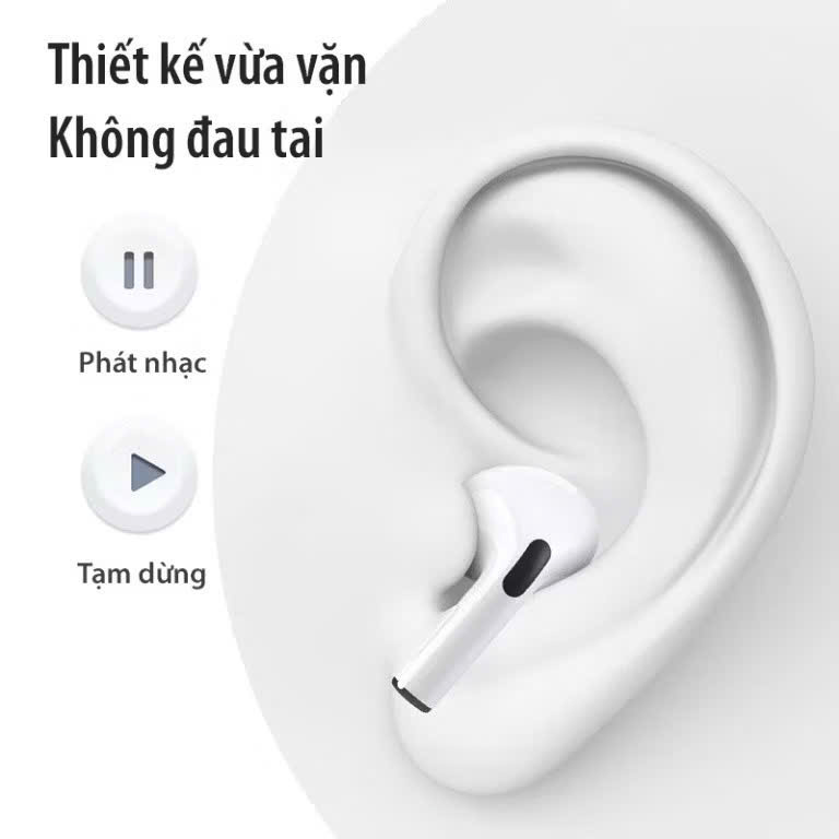 Tai Nghe Bluetooth Pro2 Không Dây định vị khử tiếng ồn ANC PIN TRÂU bass căng tự kết nối Fullbox phụ kiện đủ tính năng  đàm thoại 2 chiều - HÀNG CHÍNH HÃNG