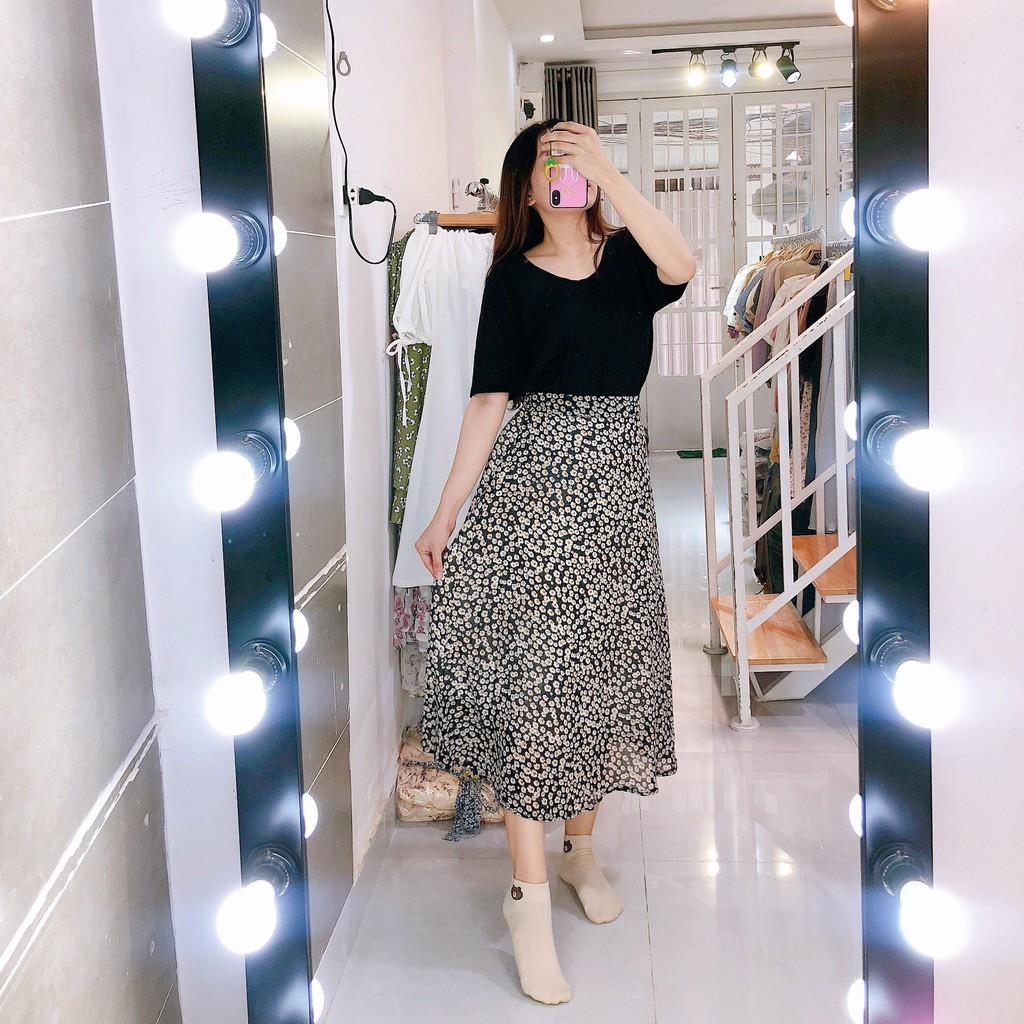 DAISY LINE SKIRT - CHÂN VÁY HOA CÚC CHỮ A