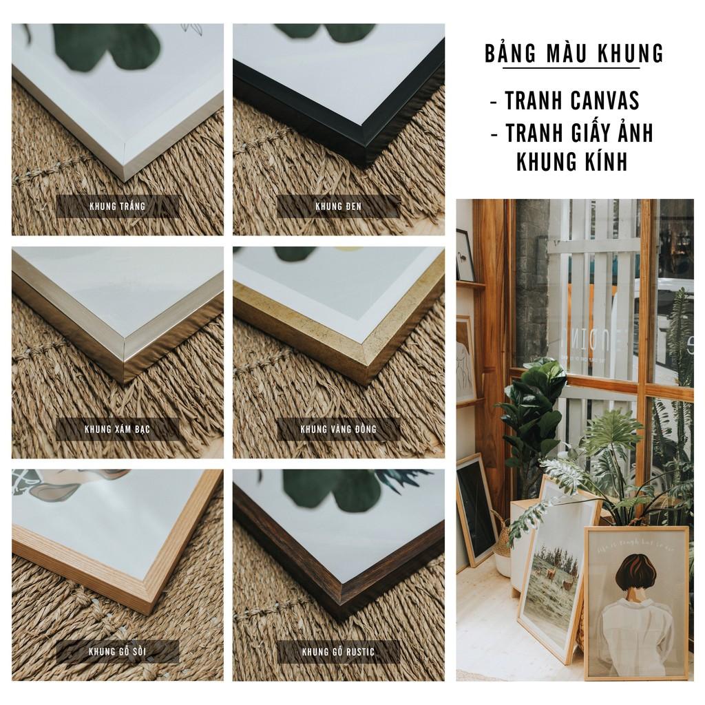 Tranh treo tường - Bộ 3 bức canvas size lớn , tranh canvas giá rẻ