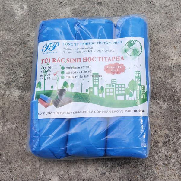 1kg - Túi đựng rác Y tế thân thiện môi trường 64x78cm