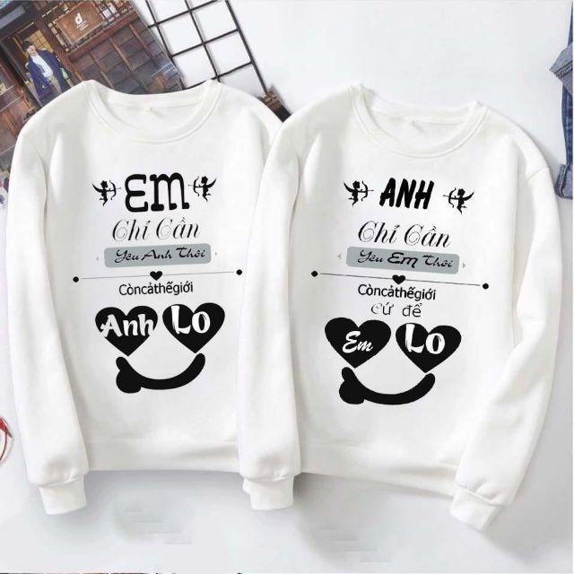 Áo đôi thu đông hạnh phúc