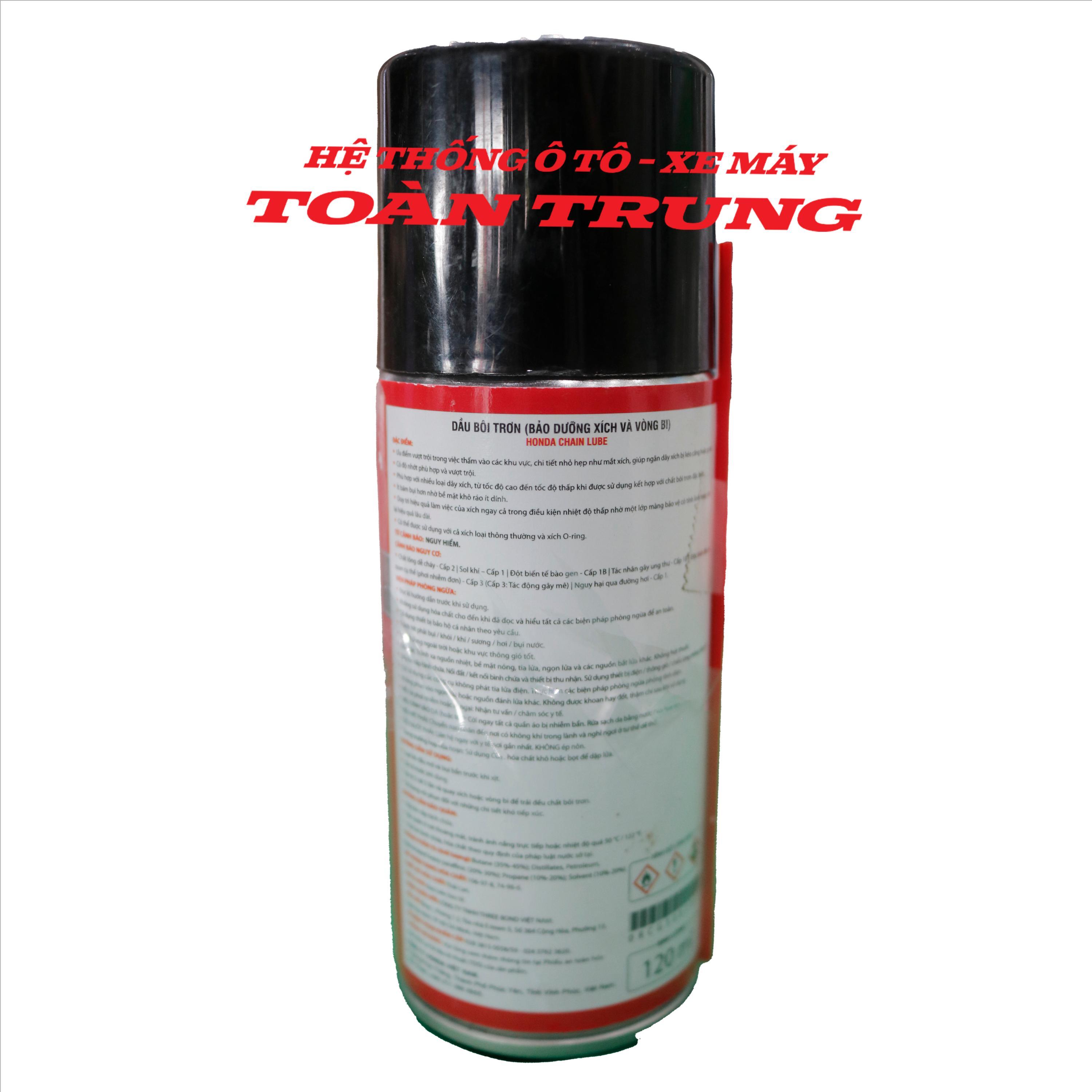 Dung dịch làm sạch, bôi trơn xích tải chính hãƞg Honda (120ml) &quot;08CG3082401&quot;