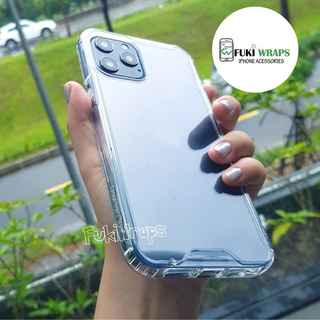 Ốp IPhone Chống Sock Lưng Cứng Viền Dẻo Cho iPhone X XSMAX 11 11PROMAX 12PROMAX Siêu Bền Trong Suốt Không Ố Màu FukiShop