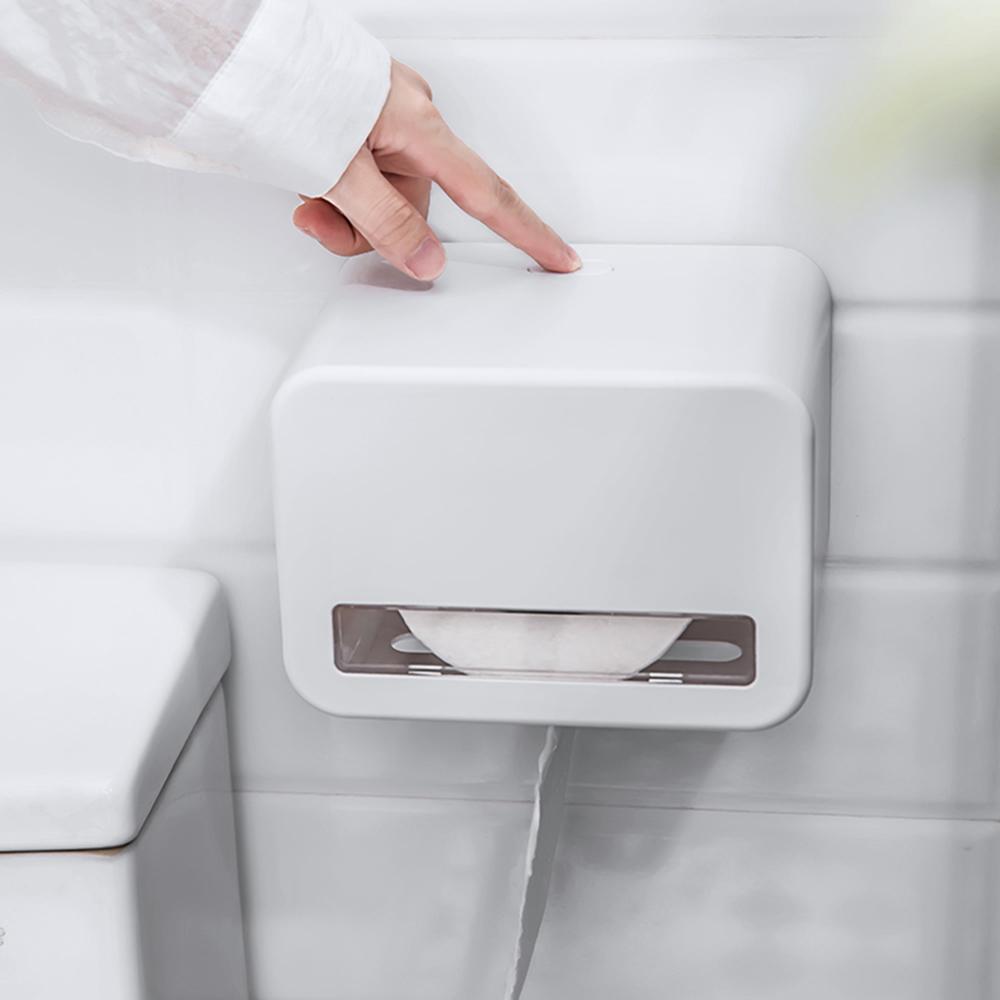 Hộp đựng khăn giấy gắn tường bằng nhựa cao cấp,bền