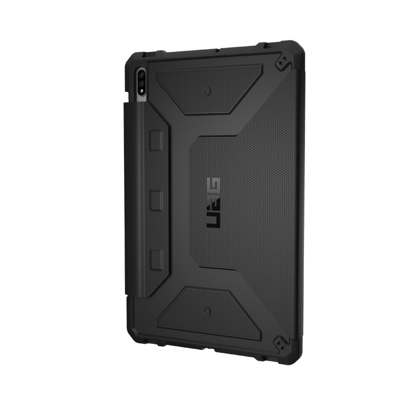 Bao da Samsung Galaxy Tab S7+/Tab S8+ UAG Metropolis - Hàng Chính Hãng - Màu Đen