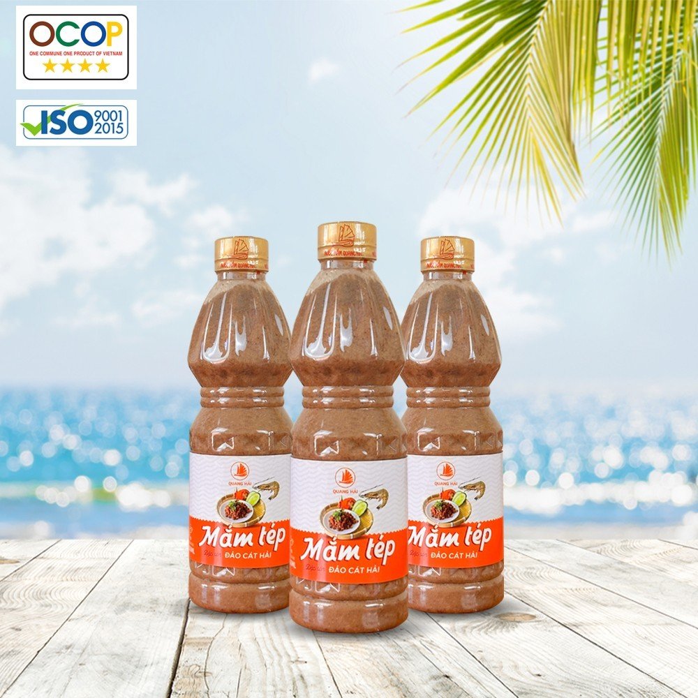 Mắm Tép Cát Hải - Quang Hải, chai 500ml