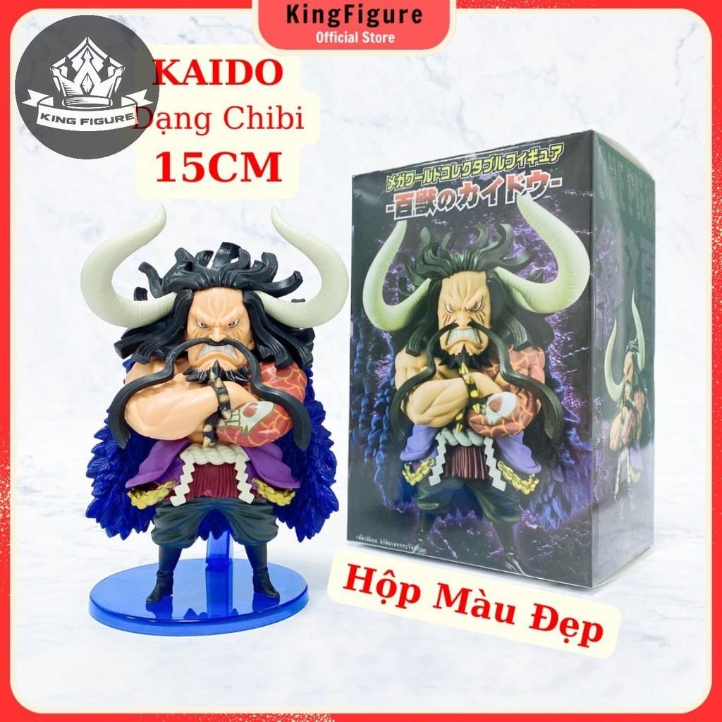 Mô Hình Kaido Chibi 15Cm Mô hình One Piece Cao Cấp, Figure Mô Hình Anmie One Piece Luffy Vua Hải Tặc