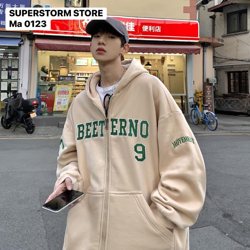 Áo khoác dây kéo phù hợp nam nữ