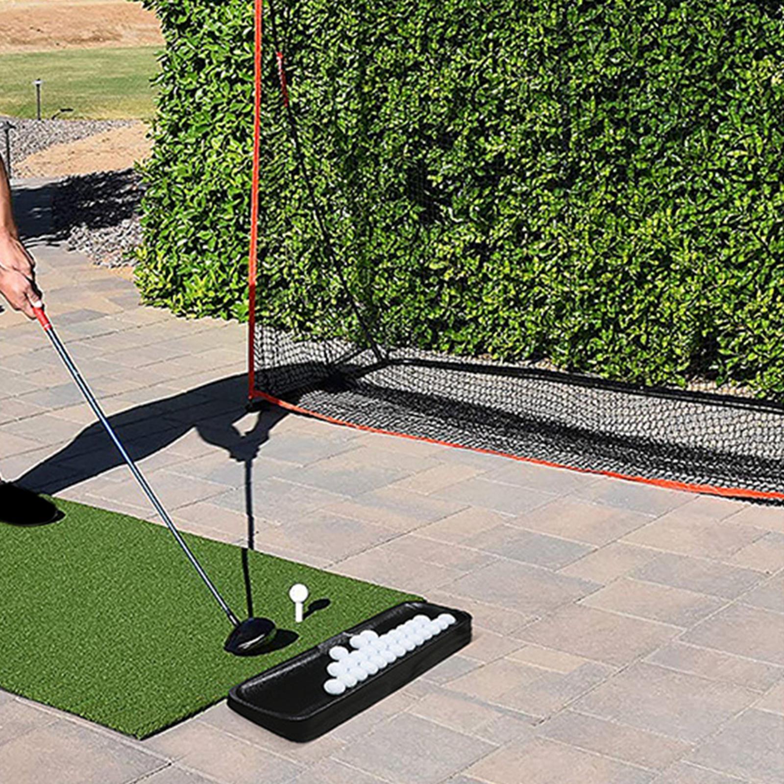 Heavy Duty Golf Ball Holder Durable Driving Range Golf Ball Tray Golfer Accessory