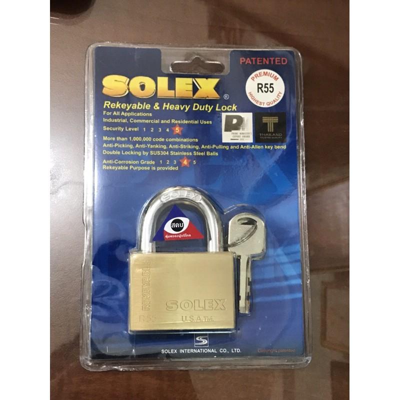 Ổ khóa Solex R55 thân đồng rộng 55mm Solex Thái Lan - MSOFT