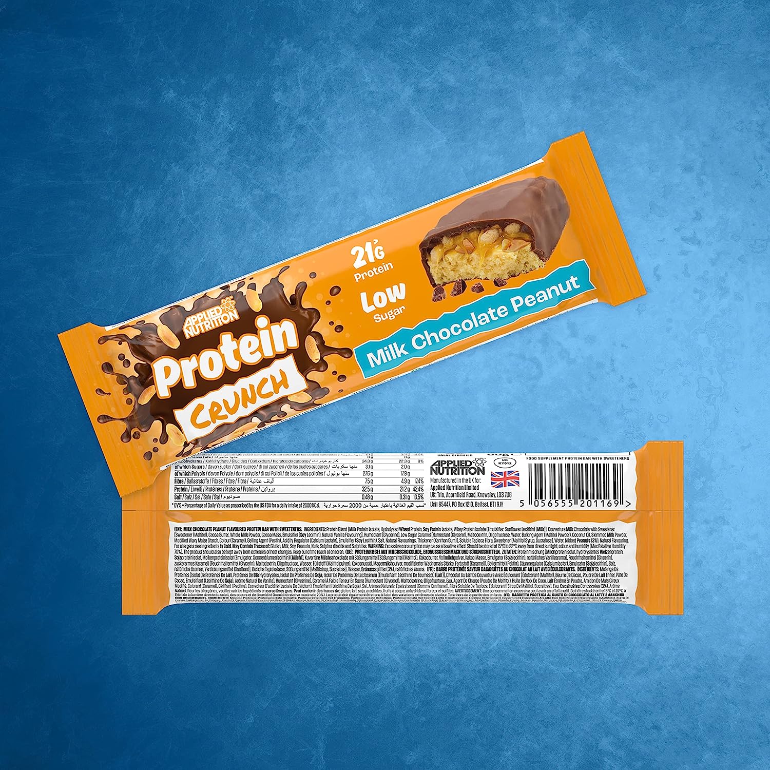 Thanh Protein Crunch Bar 62G Applied Nutrition - Bữa Ăn Dinh Dưỡng Thông Minh Bổ Sung Protein
