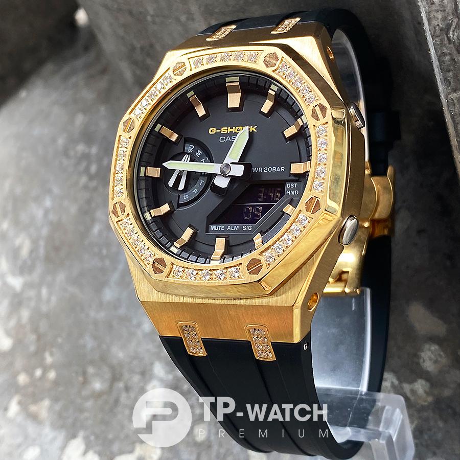 Đồng Hồ Nam Dây Nhựa Casio G-SHOCK GA-2110SU-9A AP CUSTOM GOLDEN DIAMOND x BLACK ROYAL OAK (SPECIAL)