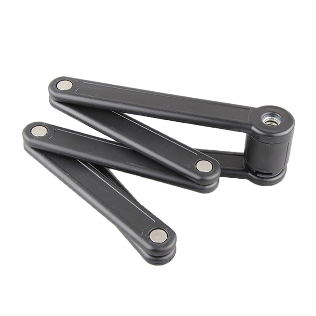 Aternee Chống Trộm Có Thể Gập Lại Khóa Xe Đạp Xe Máy Điện Tử MTB Xe Đạp Đường Bộ
