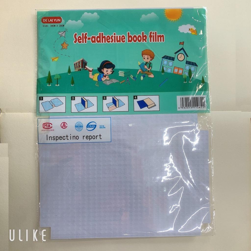 Tập 10 tờ Decal bọc sách vở Size 38x28cm
