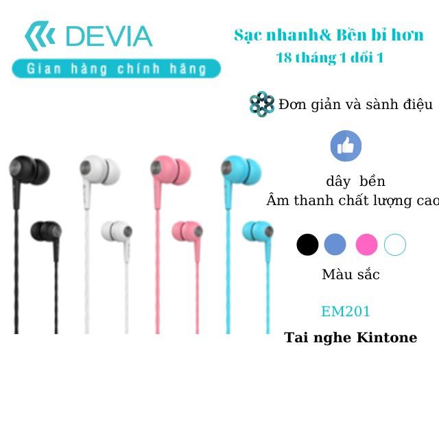 Tai nghe Devia Kintone stereo Earphone- hàng chính hãng