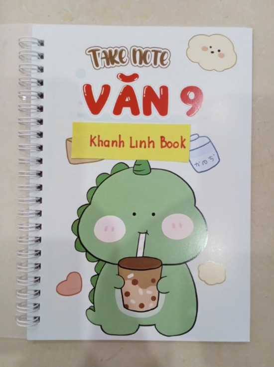 Sách - Combo takenote văn + toán + vật lý + tiếng anh + hóa lớp 9