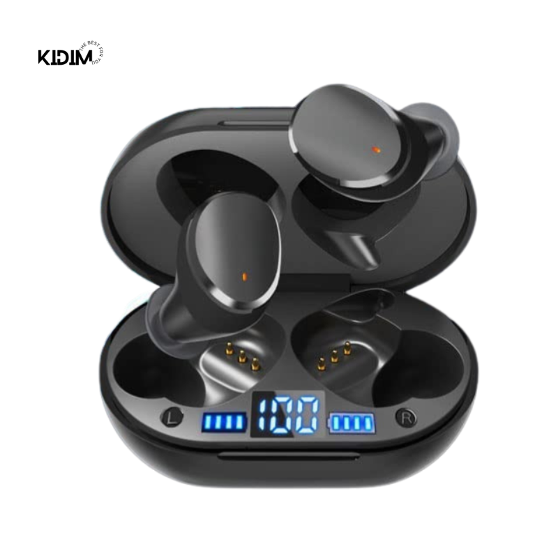 Tai nghe Bluetooth True Wireless i-Dots, điều khiển cảm ứng, hỗ trợ nghe đơn hoặc đôi 2 bên tai với micro HD chống ồn dành cho IOS và Android