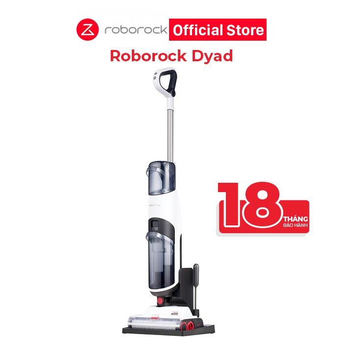 Hàng Chính Hãng - Máy hút bụi lau nhà khô và ướt Roborock Dyad 13000Pa 03 chổi cuộn