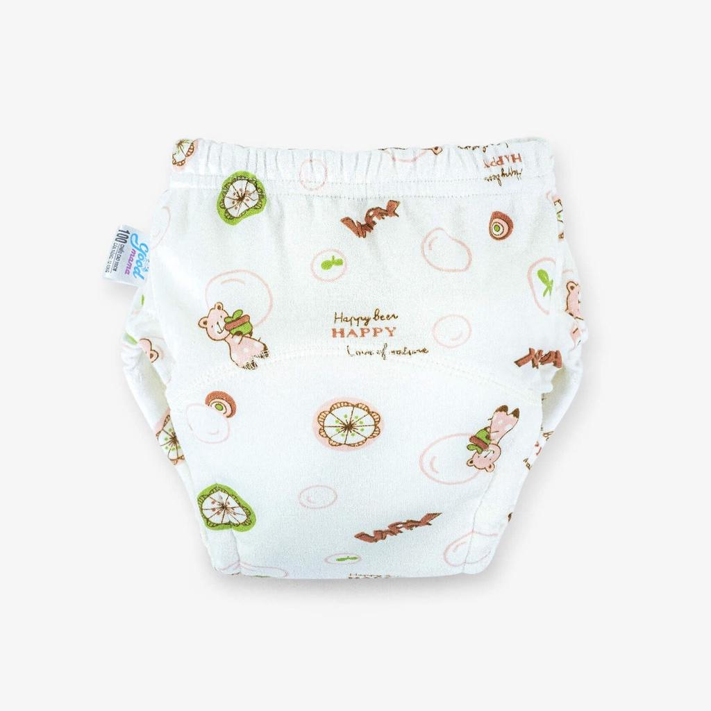 Quần Bỏ Bỉm Goodmama Chính Hãng chất liệu Cotton 6 Lớp Size 80/90/100/110 Cho Bé Size 80,90,100,110