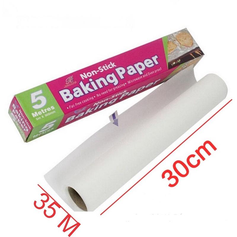 Giấy nến nướng làm bánh chống dính cuộn 35 Mét khổ 30 cm - BPP35M