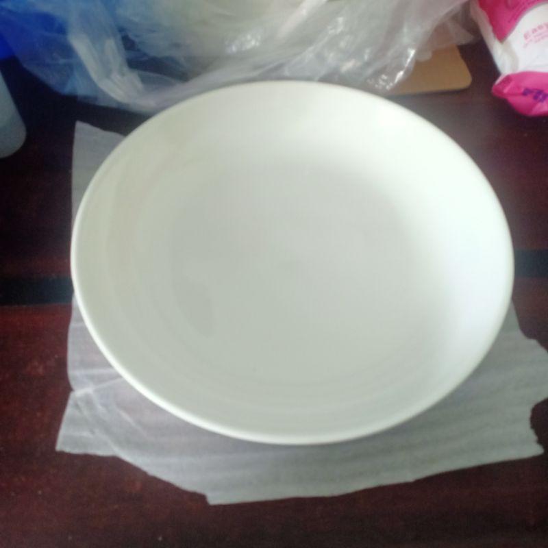 Đĩa sứ hứng nước chậu cây - KT: R21 x Đ13.5 x C3.5