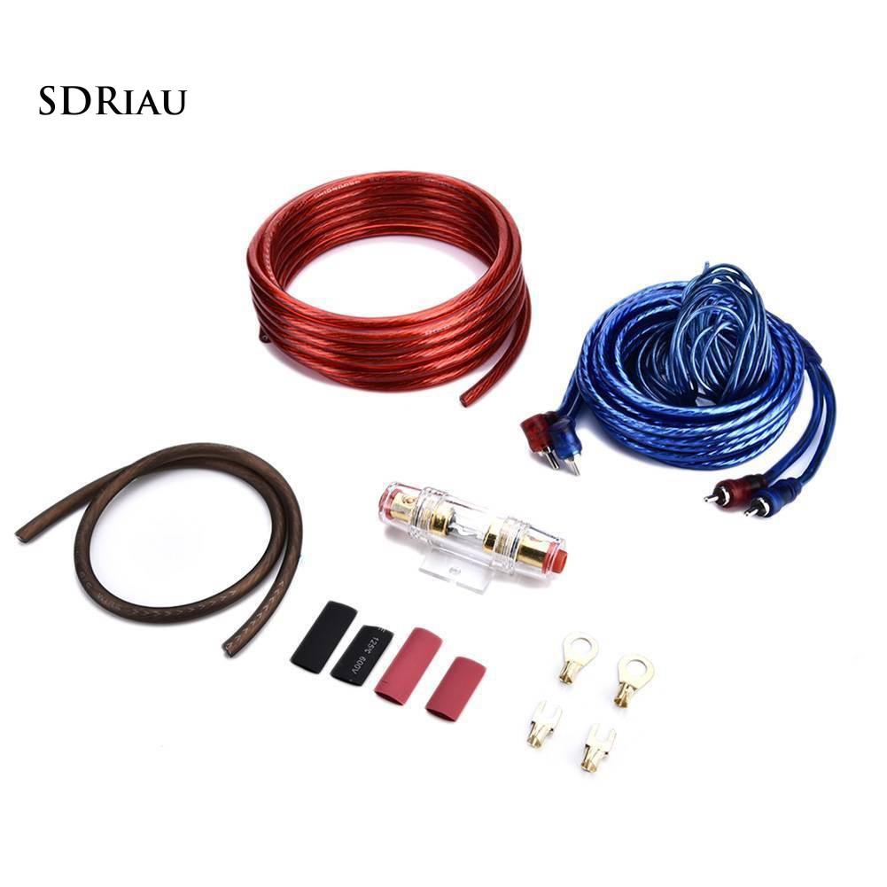 Dây Cáp Khuếch Đại Âm Thanh 1500w 8 Cho Xe Hơi