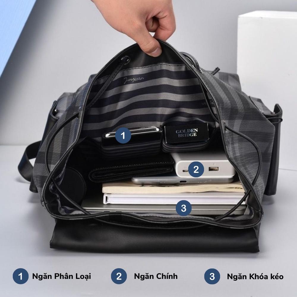 Balo da thời trang nam nữ da PU cao cấp chống thấm nước cặp đi học đi chơi ulzzang balo đựng laptop 15.6 inh -