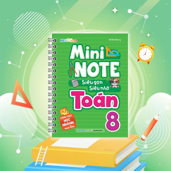 Sách - Mini Note - Siêu Gọn, Siêu Nhớ Toán 8
