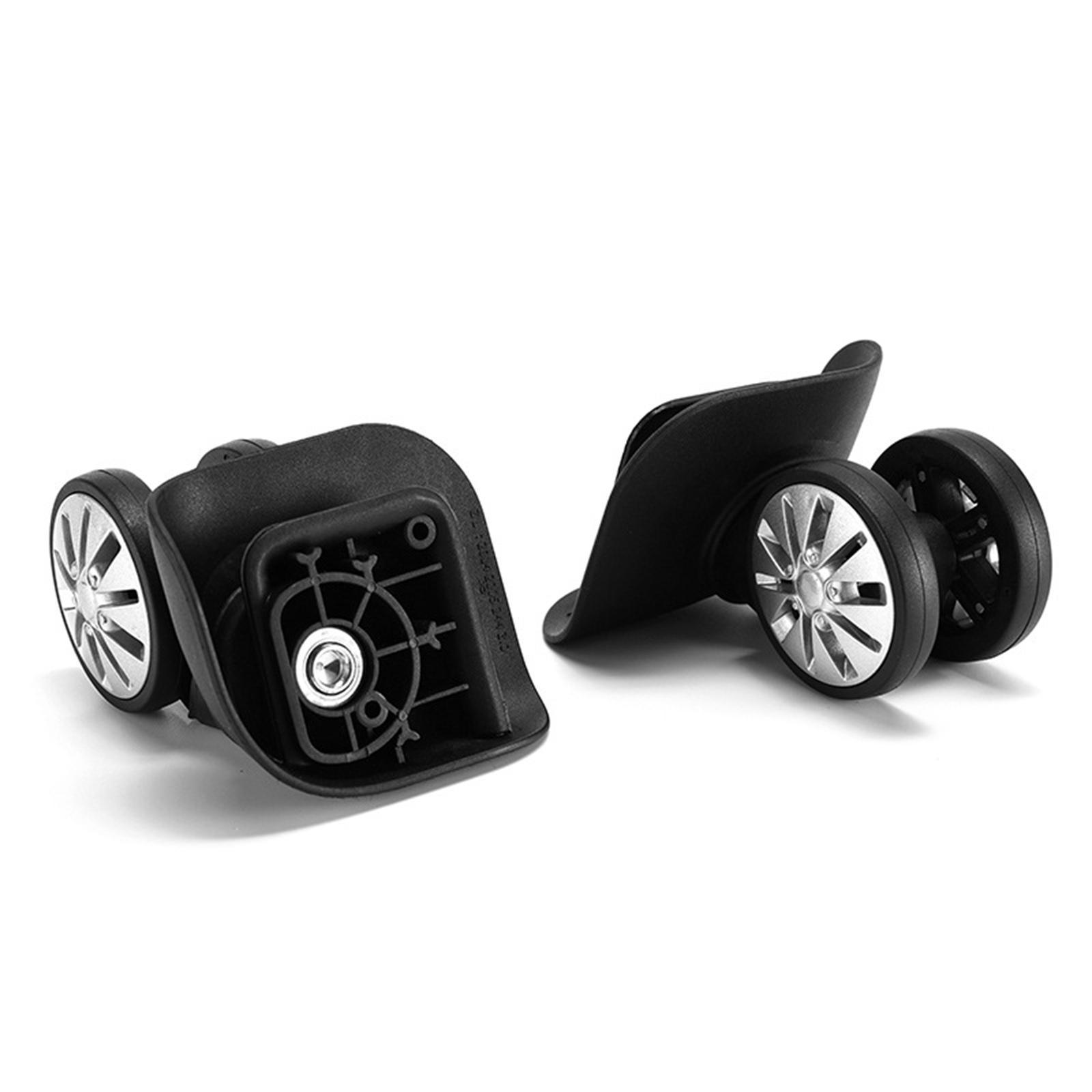 4 Pieces Luggage Wheels Quiet Caster Wheels for Travel Bag Trolley Case